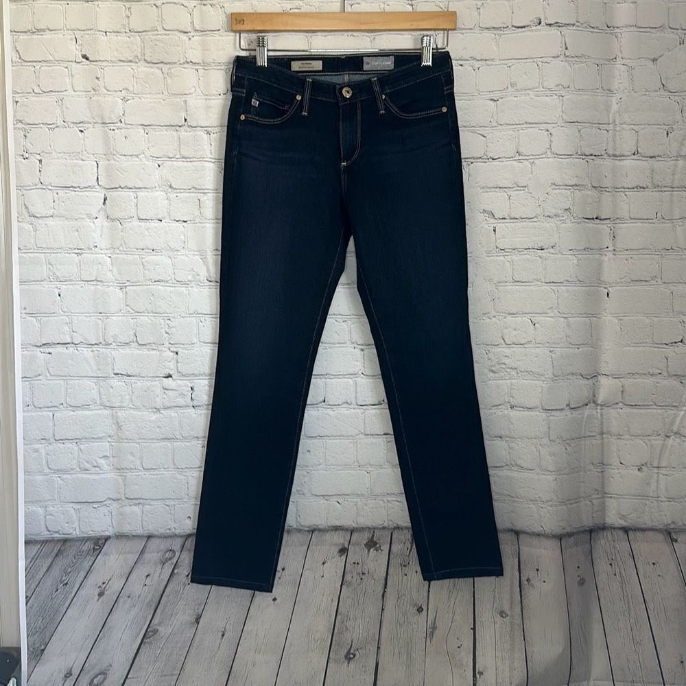 Adriano Goldschmied AG Woman's Sz 25R Prima Mid-Rise Cigarette Stretch Jeans‎